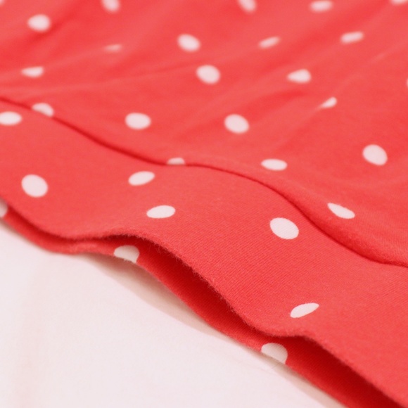Forever21 Red and White Polka Dot Circle Skater Skirt - Picture 3 of 6